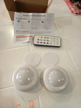 Luces LED RGBW 16 colores (2 uds)