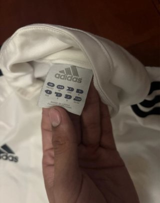 Sudadera Adidas Real Madrid Blanca