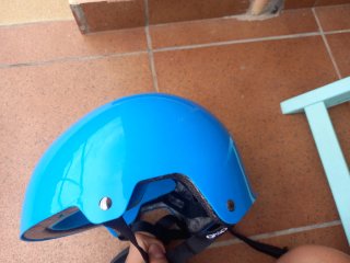 Casco azul 50-54 cm bici/patín