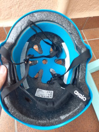 Casco azul 50-54 cm bici/patín