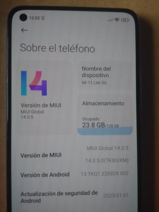 Xiaomi 11 Lite 5G (Fallo SIM)