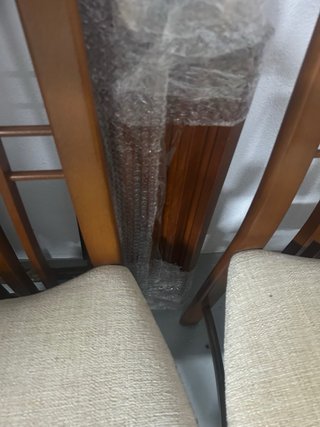 Conjunto de 6 sillas de comedor de nogal