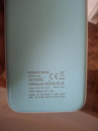 Batería Externa Power Bank 10000mAh