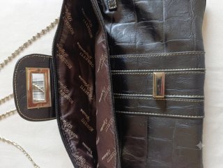 Bolso Clutch Vintage Rossetti Diffusion Negro