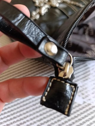 Bolso Clutch Vintage Rossetti Diffusion Negro