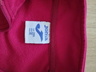 Sudadera Joma Versalles Roja Media Cremallera