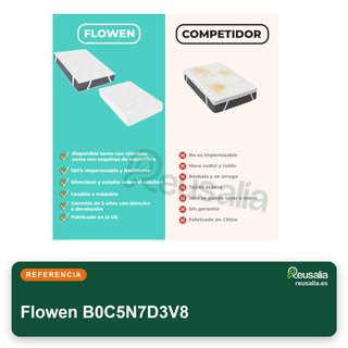 Protector colchón impermeable 90x190 cm pack 2