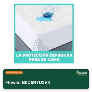 Protector colchón impermeable 90x190 cm pack 2