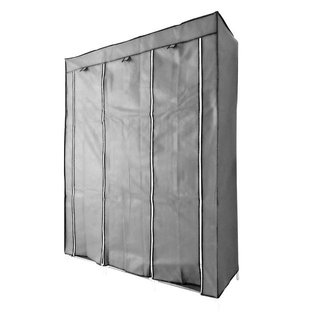 Armario Vestidor Tela Puertas 170x130 Gris NUEVO