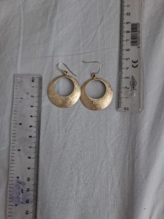 Aros de plata grandes