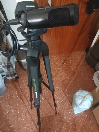Trípode con micro profesional