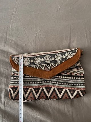 Bolso étnico estampado