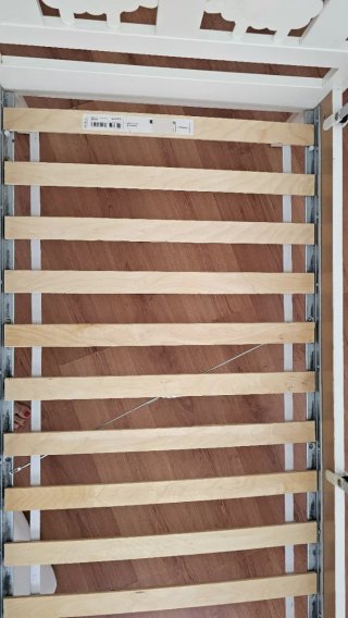 Estructura Cama y Barandilla IKEA Kritter Blanco