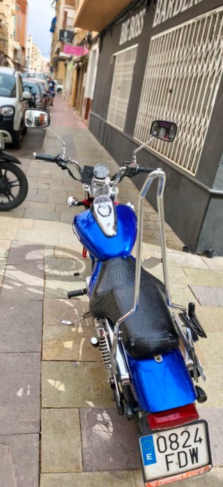 Kawasaki Eliminator 125 Custom Cruiser Azul
