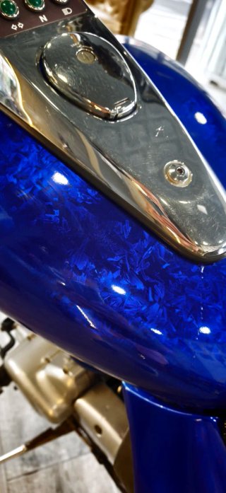 Kawasaki Eliminator 125 Custom Cruiser Azul