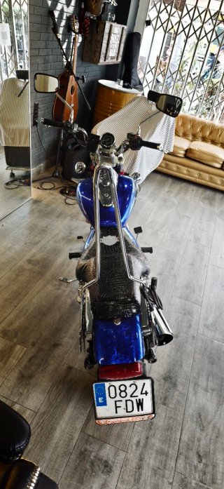 Kawasaki Eliminator 125 Custom Cruiser Azul