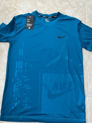 Camiseta Técnica Nike Pro Dry Fit Azul
