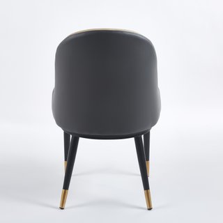 Sillas de comedor/hostelería beige y negro