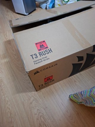Silla Gaming Corsair T3 Rush V2 carbon