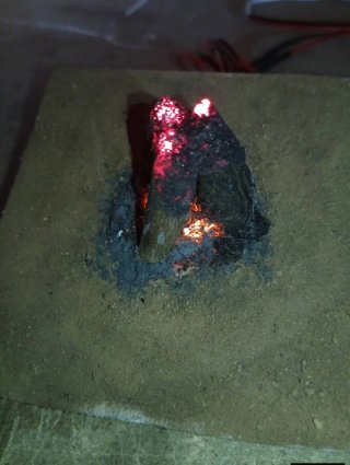 Hoguera para belenes o maquetas con LEDS llama