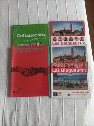Libros de texto 3° ESO