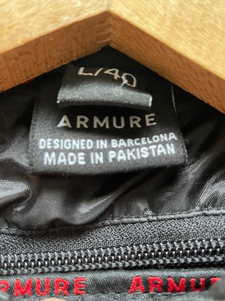 Chaqueta Motorista ARMURE Negra