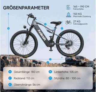 Bicicleta Eléctrica Aairsk XT90 (26)