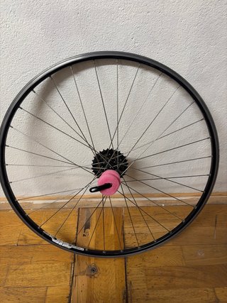 Rueda trasera bicicleta carretera
