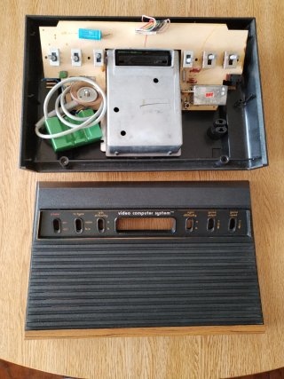 Atari 2600 "Woody" de 6 interruptores + 7 juegos