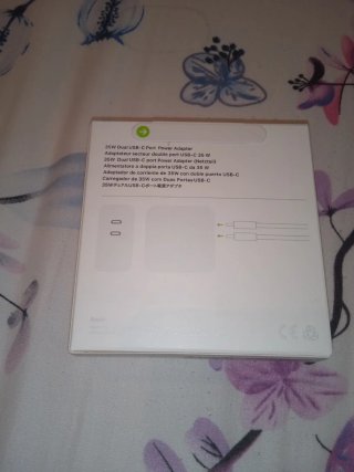 Cargador Apple Dual USB-C 35W