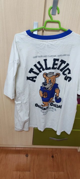 Camiseta Primark Azul y Blanca Talla XXXL