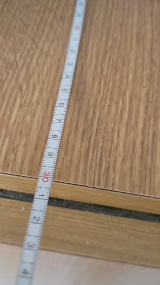 Mesa abatible de madera