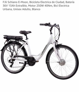 Bicicleta Eléctrica unisex para iniciación