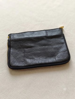 Bolso Piel y Pelo Negro Neceser/Clutch