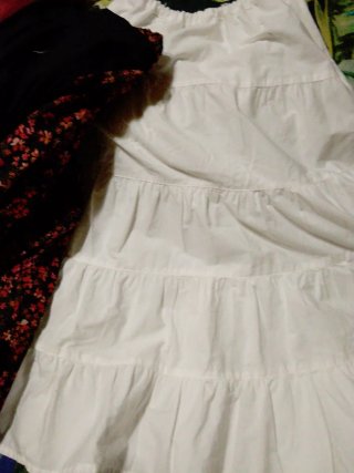 Traje campesina niña negro y granate
