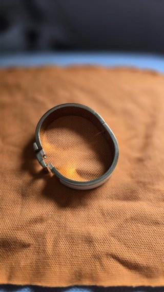 Pulsera Hermès Dorada y Blanca 250 NEGOCIABLE