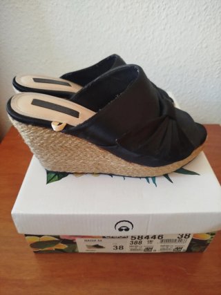 Zapatos Cuña Negra