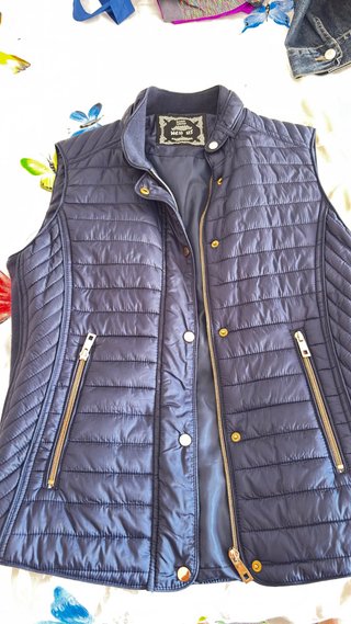 Chaqueta vaquera con perlas