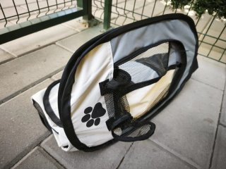 Transportín y parque para perros pequeños