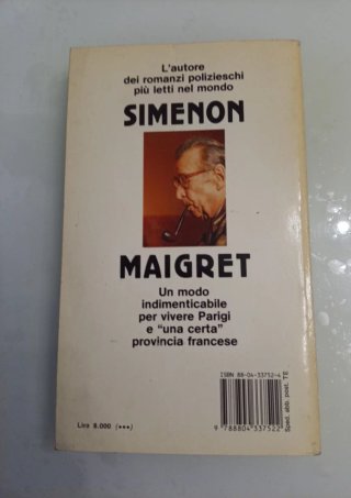 Il mio amico Maigret Oscar Mondadori Simenon