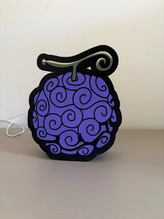 Lampada LED Frutto Gomu Gomu One Piece