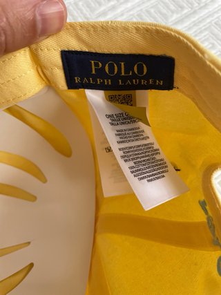 Gorra Polo Ralph Lauren Amarilla Nueva