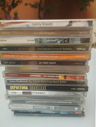 Lote CDs 90s-00s Pop, Rock, Dance, Rap