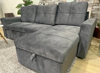 OFERTON!! Nuevo sofa cama gris con arcon!!