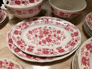 Set di stoviglie San Claudio Pink Bouquet 36 pezzi