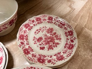 Set di stoviglie San Claudio Pink Bouquet 36 pezzi