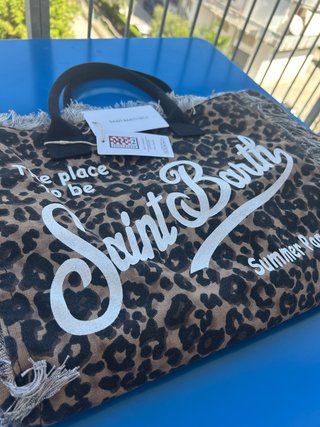 Borsa Saint Barth leopardata