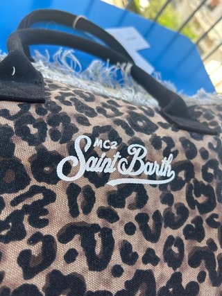 Borsa Saint Barth leopardata