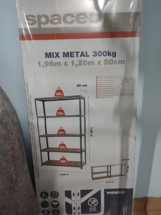 Estantería Metálica Spaceo 300kg