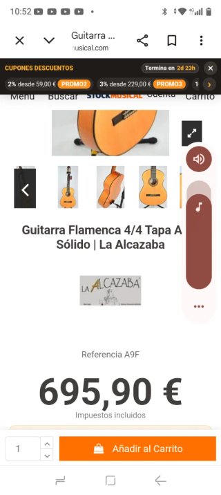 Guitarra Flamenca maciza